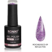Roniki Reflective 09 Mor Işıltılı Kalıcı Simli Oje