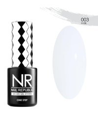 Nail Republic One Step 003 Beyaz Parlak Kalıcı Oje