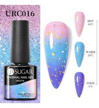 Ursugar Thermal URC016 Çok Renkli Işıltılı Kalıcı Simli Oje
