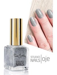 Pierre Cardin Studio Nails 094 Gri Işıltılı Simli Oje