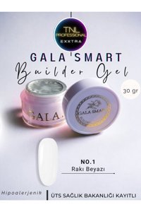 Gala Smart Builder 01 Beyaz Parlak Kalıcı Jel Oje