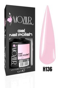 Moziur H136 Pembe Parlak Kalıcı Oje