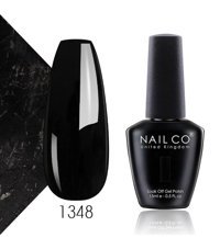 NailCo United Kingdom 1348 Siyah Parlak Kalıcı Oje