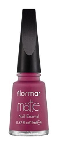Flormar Matte Nail Enamel Mor Mat Oje