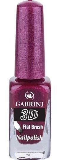 Gabrini 3D 73 Mor Işıltılı Simli Oje