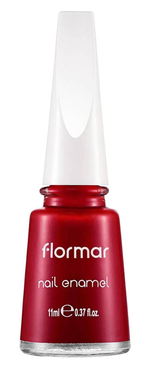 Flormar Nail Enamel 128 Kırmızı Parlak Oje