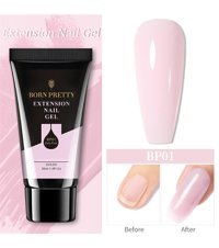 Born Pretty Quick Building BP01 Pembe Parlak Kalıcı Oje