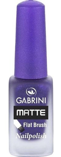 Gabrini Flat Brush 13 Mor Mat Oje