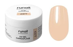 Runail Camouflage Uv 6377 Krem Parlak Kalıcı Jel Oje