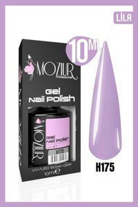 Moziur H175 Lila Parlak Kalıcı Oje