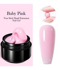 Born Pretty Non Stick Hand Extension Pembe Parlak Kalıcı Jel Oje