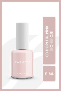 Farmasi İkonik Hopeful Pink 03 Pembe Parlak Oje