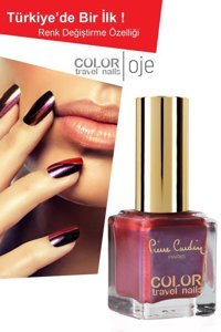 Pierre Cardin Travel 100 Mor Metalik Simli Oje