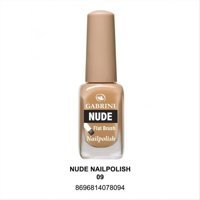 Gabrini Flat Brush 9 Kahverengi Parlak Oje