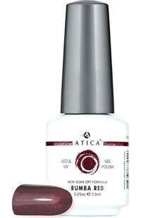 Atica 114 Kırmızı Parlak Kalıcı Simli Oje