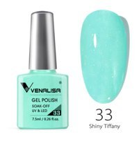 Venalisa Uv Led Shiny Tiffany 33 Mavi Işıltılı Kalıcı Simli Oje