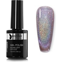 Beautilux Holographic BCM-06 Mor Işıltılı Kalıcı Simli Oje