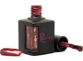 Piovere Disko 05 Bordo Işıltılı Kalıcı Simli Oje