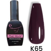 Pink World K65 Mor Parlak Kalıcı Oje
