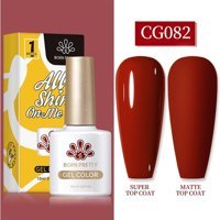 Born Pretty Silky White Serisi CG082 Bordo Mat Kalıcı Oje