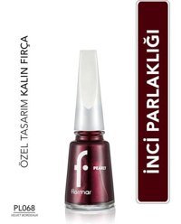 Flormar Pearly Nail Enamel PL068 Bordo Sedefli Oje