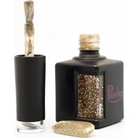 Piovere Orchid Bouquet Serisi Rosy Beach C008 Kahverengi Işıltılı Kalıcı Simli Oje