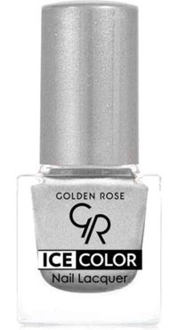 Golden Rose Ice Color Nail Lacquer 157 Gri Parlak Simli Oje