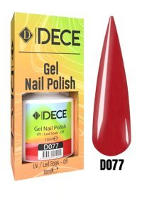 Dece D077 Kırmızı Parlak Kalıcı Simli Oje