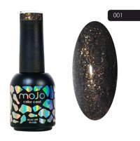 Mojo Base Coat 001 Siyah Işıltılı Kalıcı Simli Oje