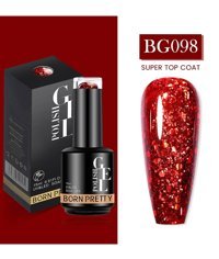 Born Pretty Pro New Series BG098 Kırmızı Işıltılı Kalıcı Simli Jel Oje