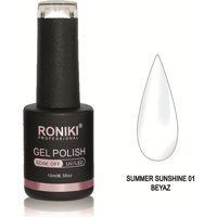 Roniki Summer Sunshine 1 Beyaz Sedefli Kalıcı Oje