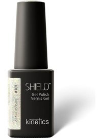 Kinetics Shield Silver Fairy Dust 101 Gri Işıltılı Kalıcı Simli Jel Oje
