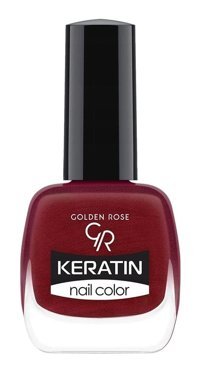 Golden Rose Keratin Nail Color 40 Bordo Parlak Oje