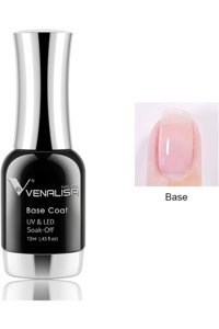 Venalisa Uv Led Base Coat Şeffaf Parlak Kalıcı Oje