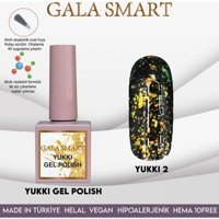 Gala Smart Yukki 2 Çok Renkli Işıltılı Kalıcı Simli Oje
