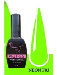 Pink World F03 Yeşil Neon Kalıcı Oje