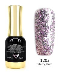 Venalisa Platinum Starry Plum 1203 Mor Işıltılı Kalıcı Simli Oje