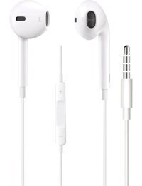 Huawei Sentech Silikonsuz Mikrofonlu 3.5 mm Jak Kablolu Kulaklık Beyaz