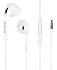 Samsung EO-EG920BW Samsung Uyumlu Silikonsuz Mikrofonlu 3.5 mm Jak Kablolu Kulaklık Beyaz