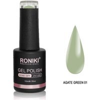 Roniki 8D Galaxy Cat Eye 01 Gri Parlak Kalıcı Oje