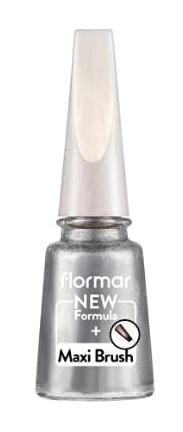 Flormar Maxi Brush 436 Gümüş Sedefli Simli Oje