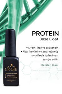 Cr-Oje Base Coat Şeffaf Parlak Kalıcı Oje