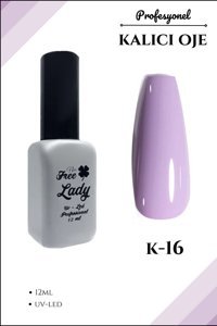 Freelady K-16 Lila Parlak Kalıcı Oje