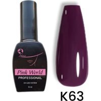 Pink World K63 Mor Parlak Kalıcı Oje