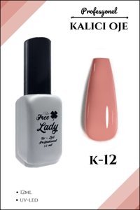 Freelady K-12 Nude Parlak Kalıcı Oje