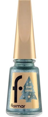 Flormar Star Shine Nail Enamel Mavi Metalik Oje