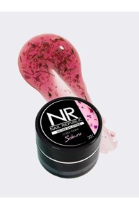Nail Republic Sakura Base 201 Bordo Işıltılı Kalıcı Simli Oje