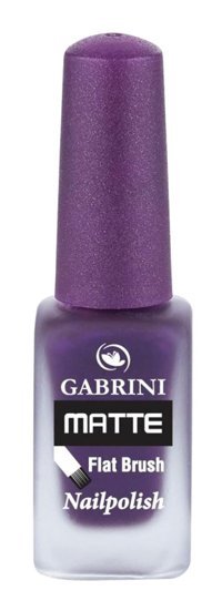 Gabrini Flat Brush M16 Mor Mat Oje