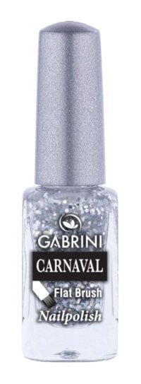 Gabrini Shuga Serisi Majestic Mauve C4 Gri Işıltılı Simli Oje