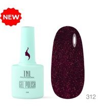 Tnl Classic 312 Bordo Işıltılı Kalıcı Simli Oje